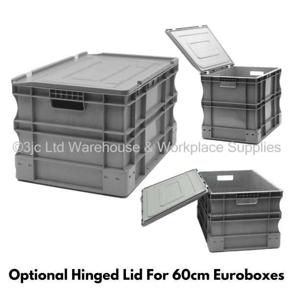 Heavy Duty Stacking Euro Box 60cm 35 Litre 3JC